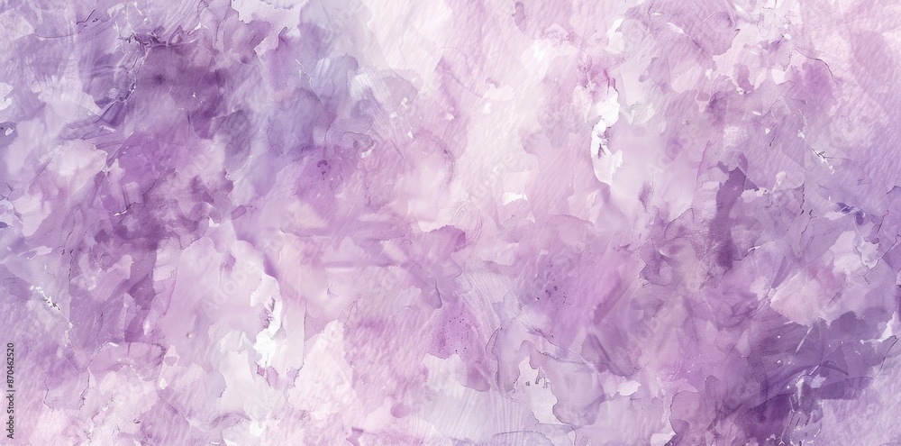 Abstract Watercolor Painting in Shades of Purple Abstract Watercolor Painting in Shades of Purple