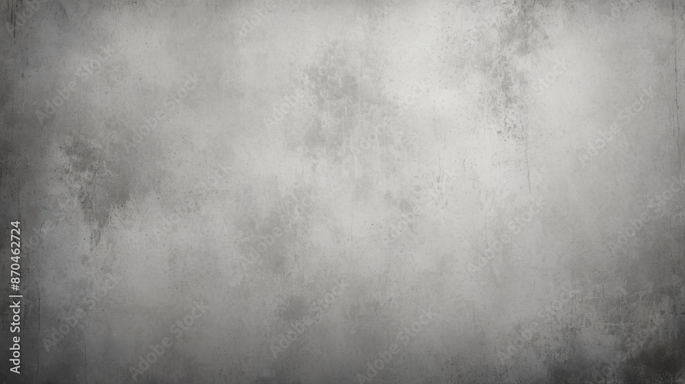 Obraz premium Empty clean grungy gray concrete wall surface texture background. Beautiful blank dusty paper textured pattern light wallpaper design. 