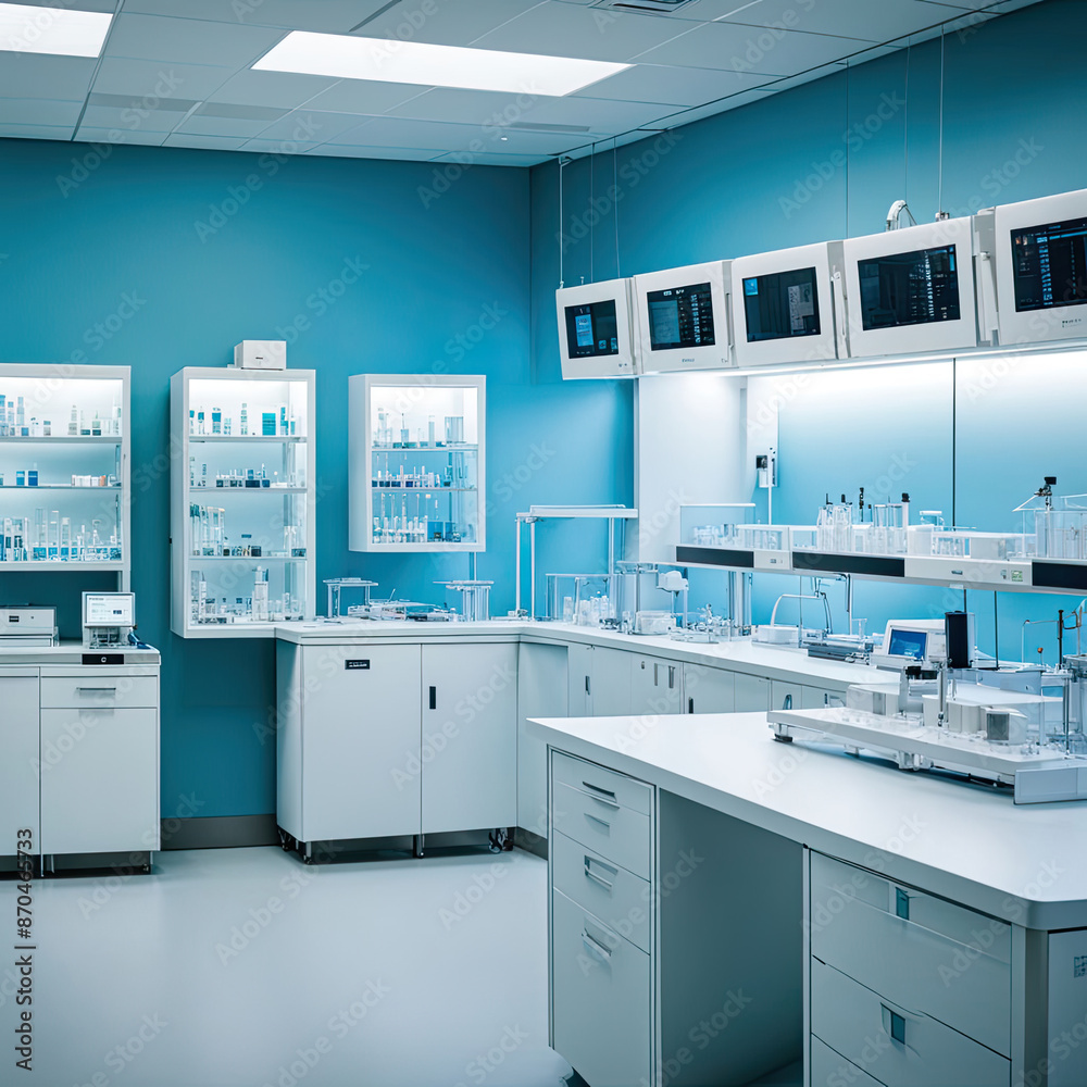 Image of a scientific laboratory of reproduction Image of a scientific laboratory of reproduction