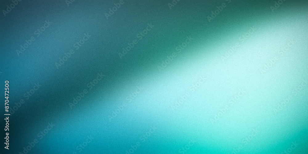 Fototapeta premium Elegant gradient background shifting from deep teal to light turquoise. Ideal for digital design, presentations, and creative projects, offering a modern, calming aesthetic
