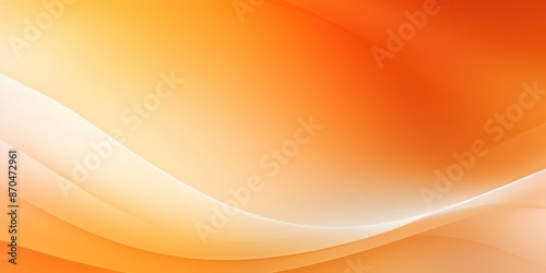 Abstract Orange and White Waves