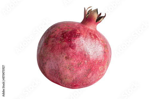 a close up of a pomegranate