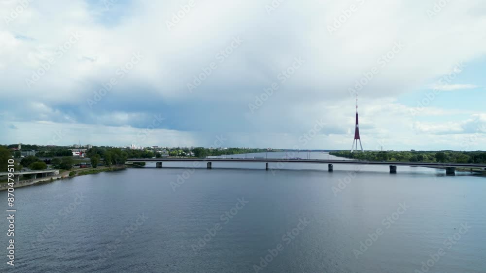 Aerial View of Some Parts of Riga, Latvia Aerial View of Some Parts of Riga, Latvia