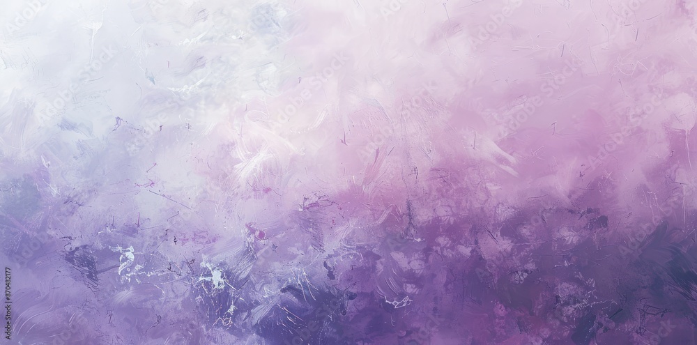 Fototapeta premium Purple and White Abstract Painting