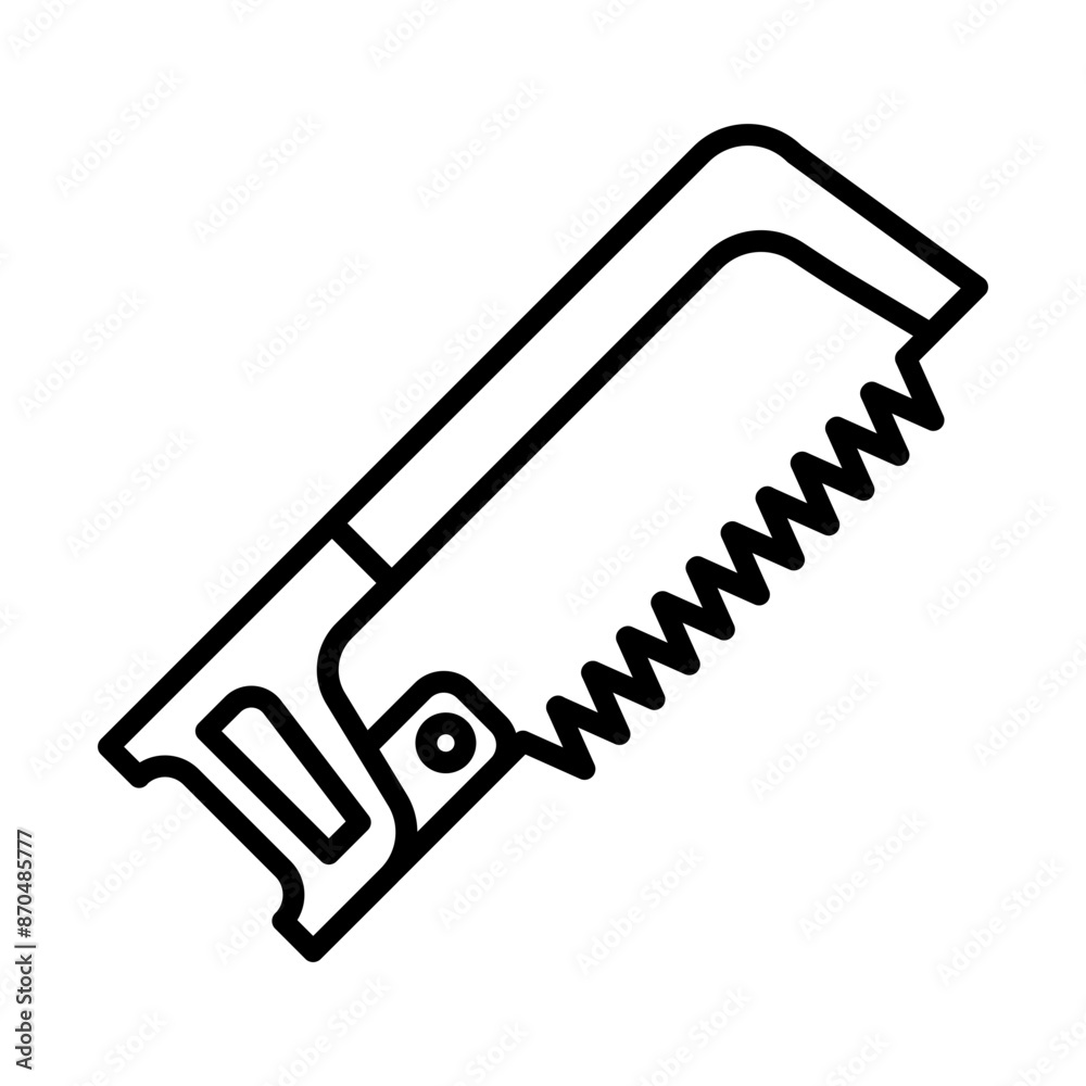 Meat Saw line icon Meat Saw line icon