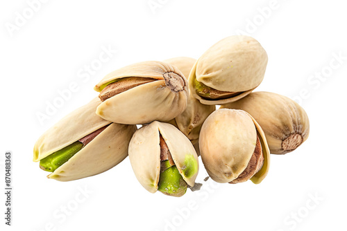 a pile of pistachios