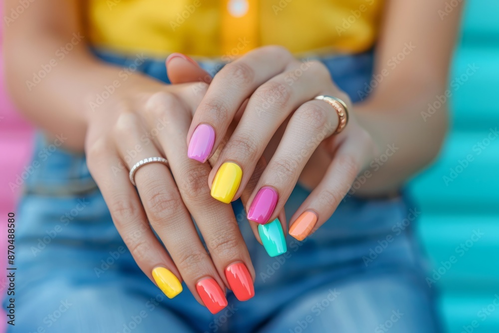 Fototapeta premium Nail art trend