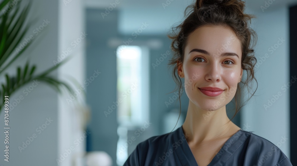 Bright Environment in Dental Assistant Portrait Bright Environment in Dental Assistant Portrait