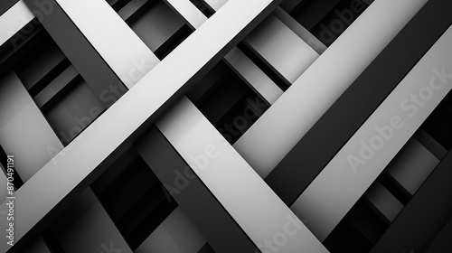 Abstract geometric background of dark and light.