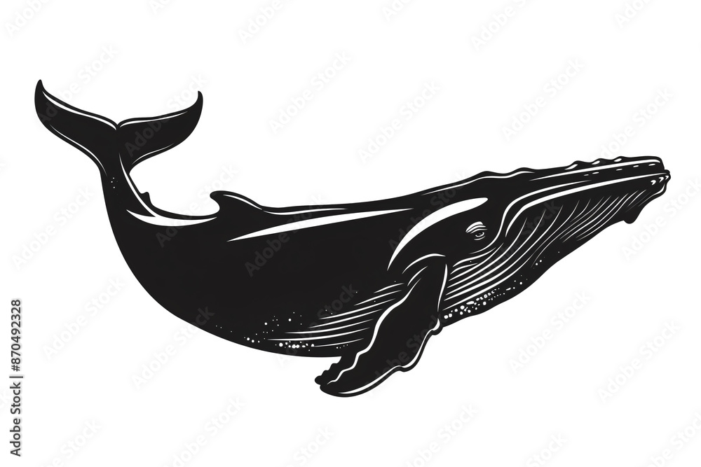 a black and white whale a black and white whale