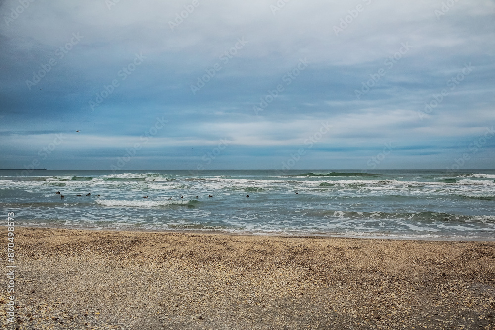 Sea, seashore - Europe, Romania, Constanta region Sea, seashore - Europe, Romania, Constanta region