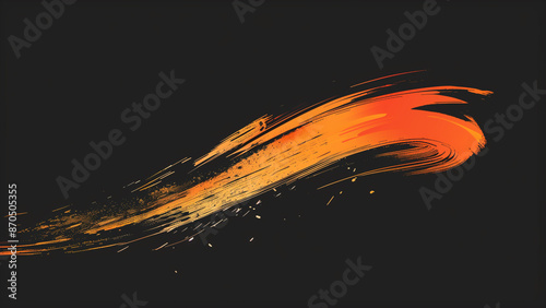 Dynamic Diagonal: A Vector Brush Stroke
