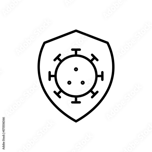 antibody line icon