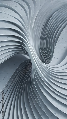 3d background with wave illustration beautiful bending pattern Wallpaper