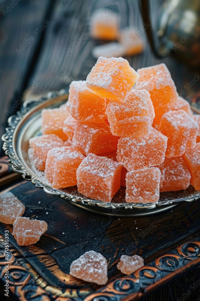 Sugared Candies on Table Sugared Candies on Table