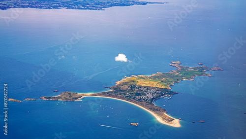 Houat Hoedic islands and belle ile in morbihan french Brittany photo