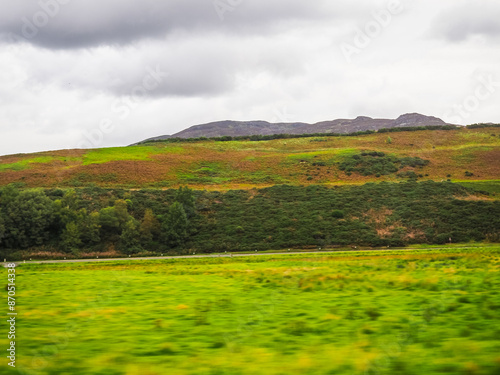 Scottish Lowlands panorama Kingussie to Pitlochry photo