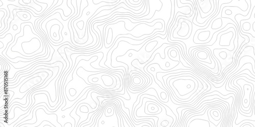 Contour abstract map relief land outline. Topographic map patterns. White wave paper curved reliefs abstract background. Background of the topography map. Abstract pattern with lines.