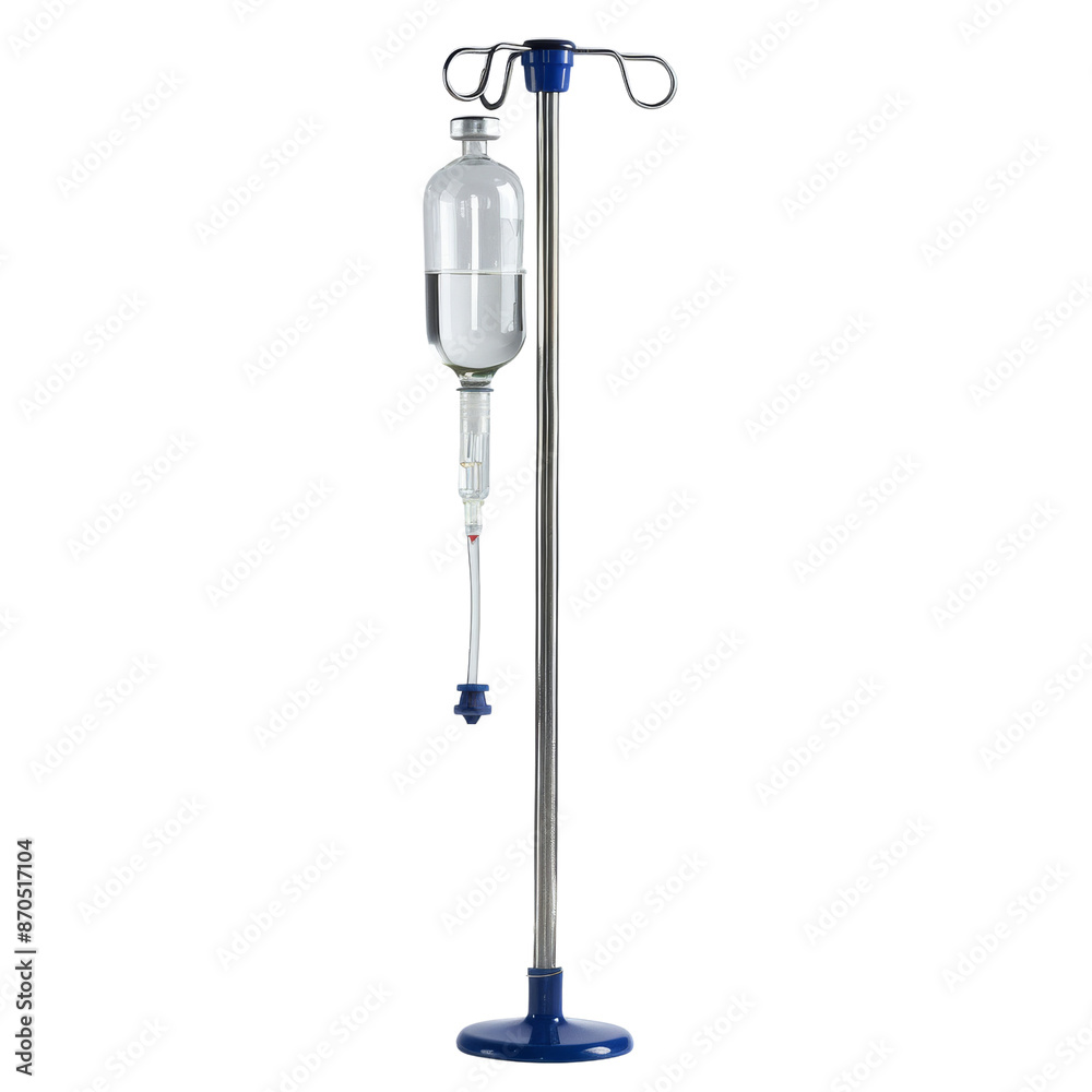 Medical IV drip stand with fluid bag, isolated on transparent background. Perfect for healthcare, hospital, and medical themes. Medical IV drip stand with fluid bag, isolated on transparent background. Perfect for healthcare, hospital, and medical themes.