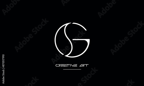 GS, SG, G, S abstract letters logo monogram