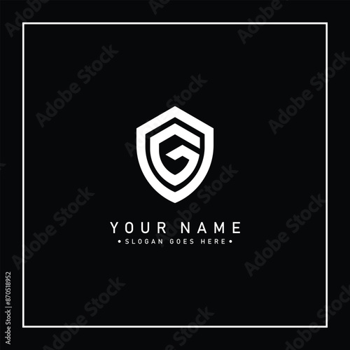 Letter G Protection Shield Logo