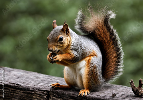 Squirrel with a Snack