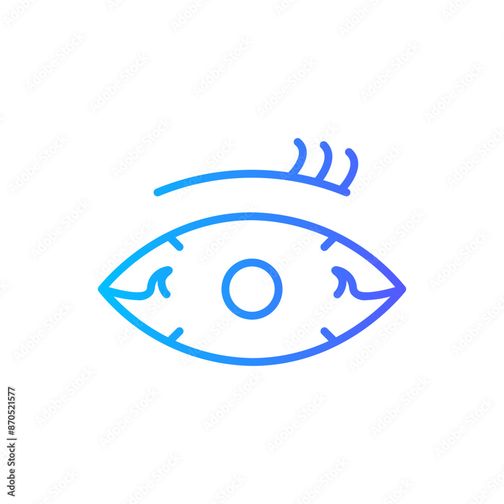 eye gradient icon eye gradient icon