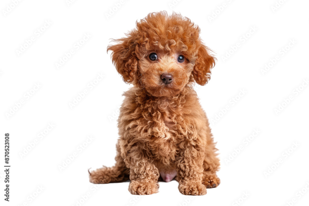Poddle puppy isolated on transparent background Poddle puppy isolated on transparent background