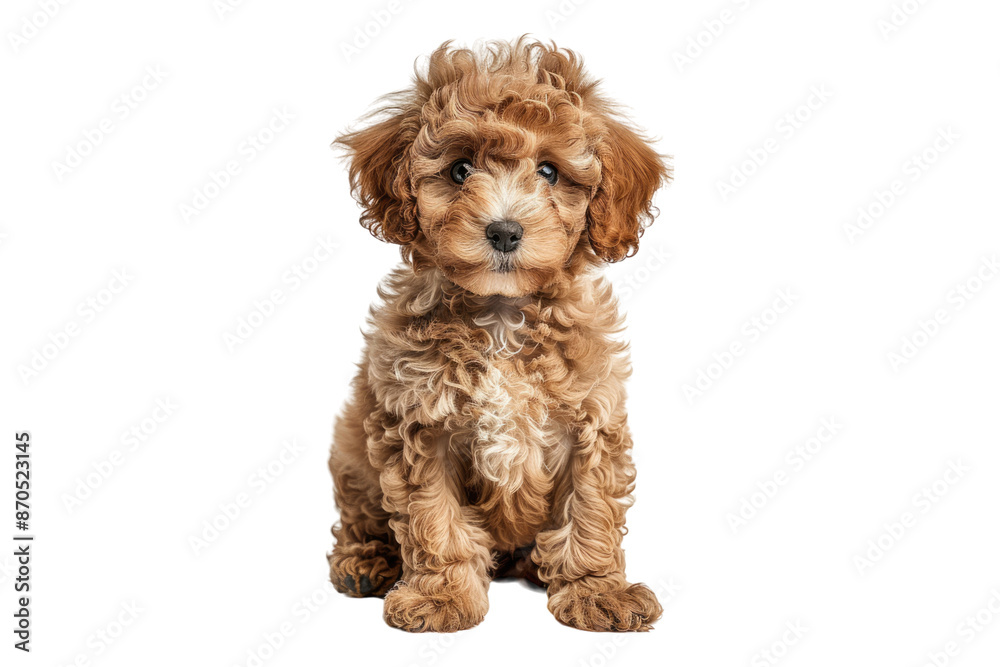 Poddle puppy isolated on transparent background Poddle puppy isolated on transparent background