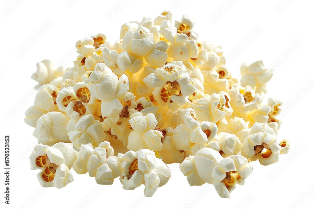 Popcorn isolated on transparent background Popcorn isolated on transparent background