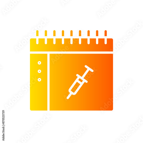 vaccination gradient icon
