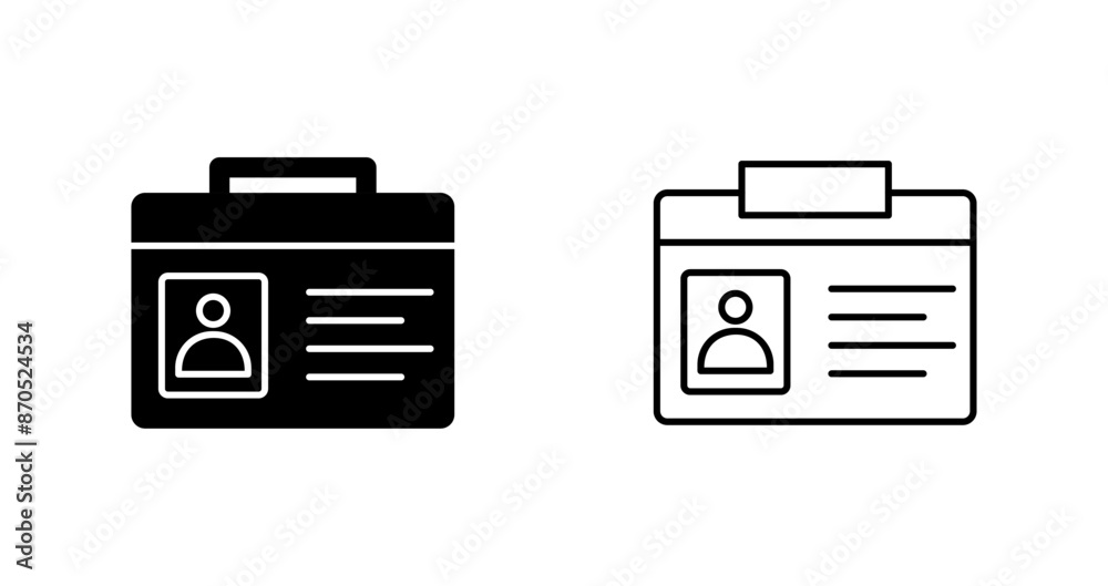 id card Vector Icon id card Vector Icon