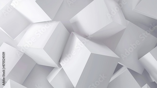 Abstract White Cubes