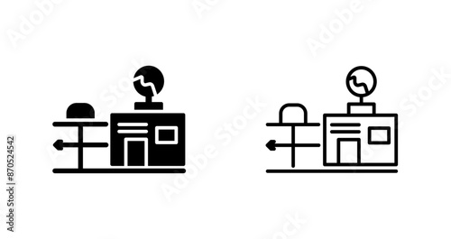 Weather Station Vector Icon