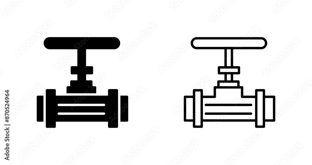 Valve Vector Icon Valve Vector Icon