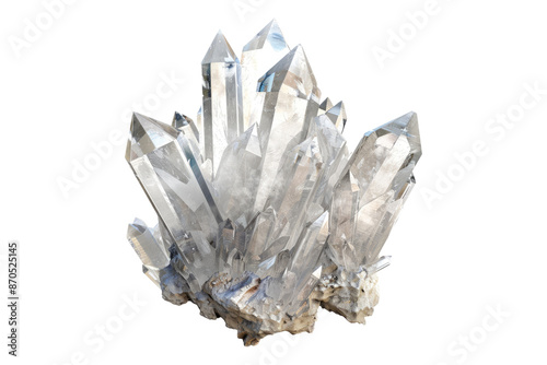 Wallpaper Mural Quartz cristal rocks isolated on transparent background Torontodigital.ca