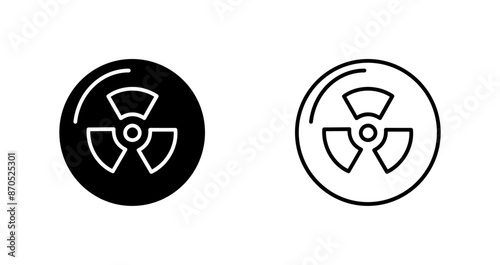 Radiation Vector Icon