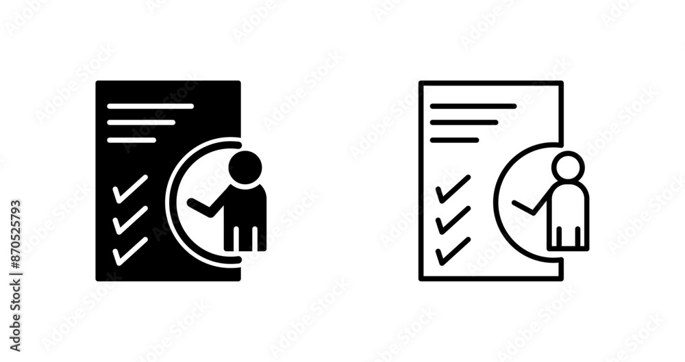 Checklist Vector Icon Checklist Vector Icon
