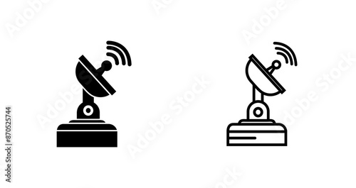 Communication Satellite Vector Icon