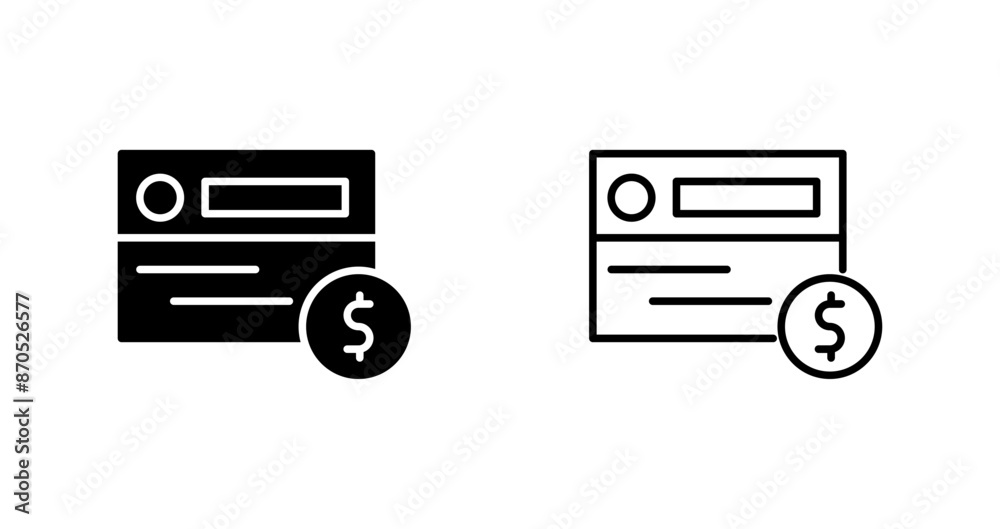 Card Payment Vector Icon