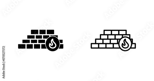 Firewall Vector Icon