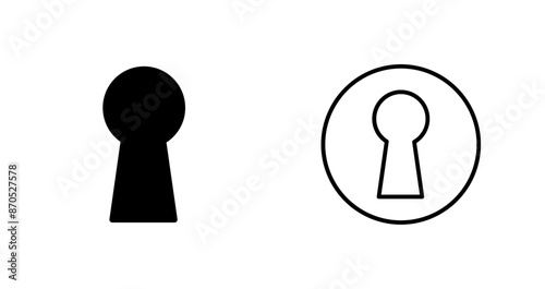 Keyhole Vector Icon