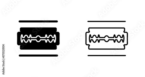 Razor Blade Vector Icon