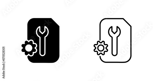 Configuration Vector Icon