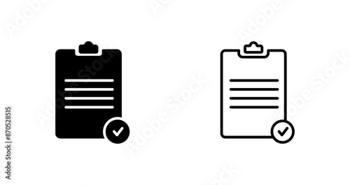 Registered Document Vector Icon