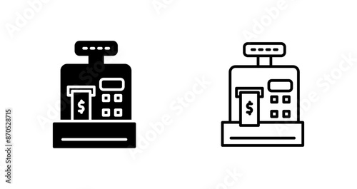 Cash Machine Vector Icon