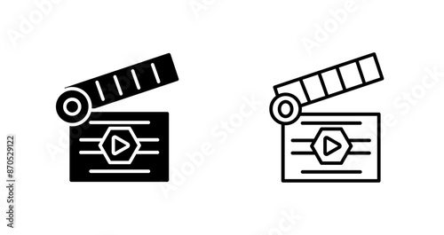 Clapper Vector Icon