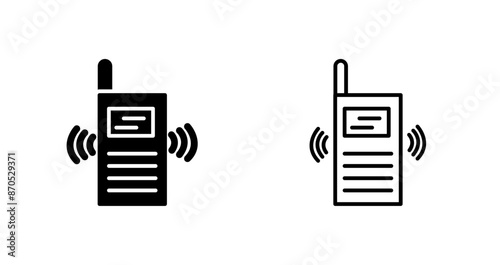 Walkie Talkie Vector Icon