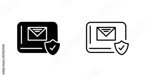 Mail Protection Vector Icon