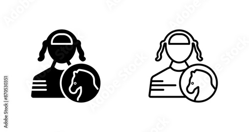 Jockey Vector Icon